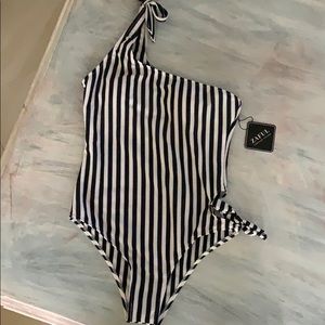 Striped Navy OnePiece